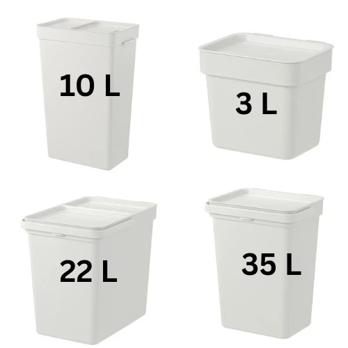 Ikea hållbar bin with - ikea,