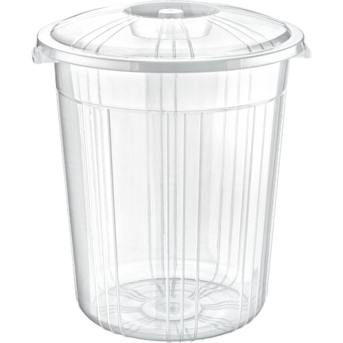 Clear plastic bin kitchen food - bin,