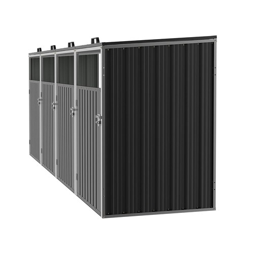 Quadruple wheelie bin - quadruple,