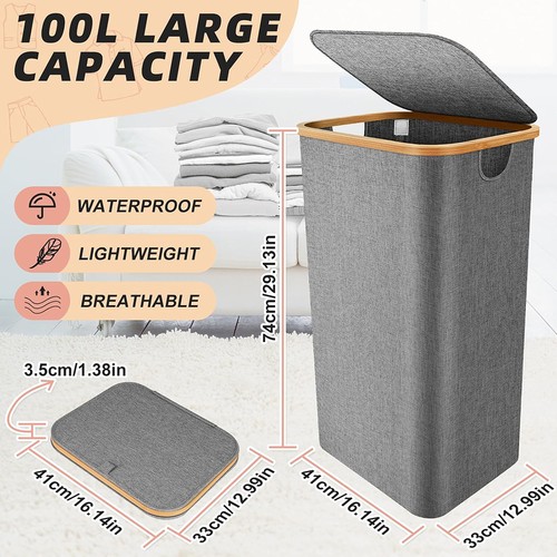 Laundry basket with lid - laundry,