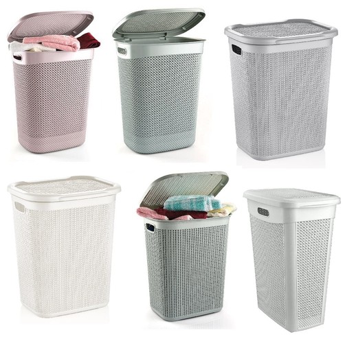 Plastic laundry basket clothes - plastic,