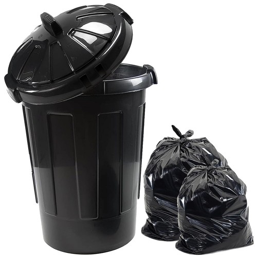 Litre plastic round - round, rubbish