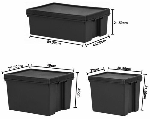 Heavy duty plastic storage - storage, box