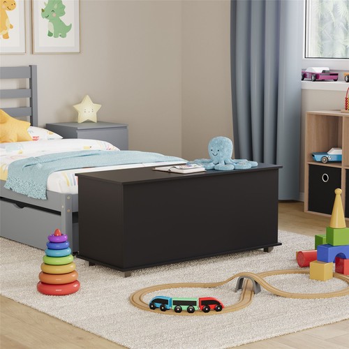 Toy chest box large wooden - chest,