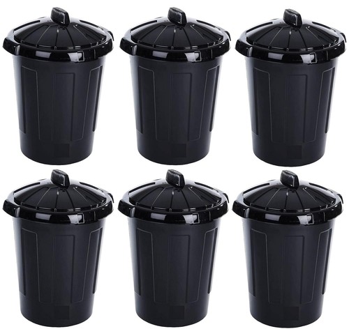 Litre plastic rubbish bin - litre,