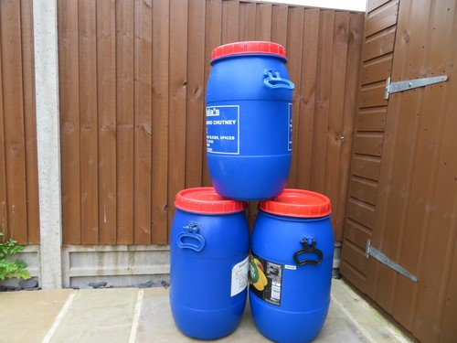 1x35ltr plastic barrel red - plastic,