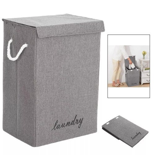 Laundry basket folding bin - laundry,