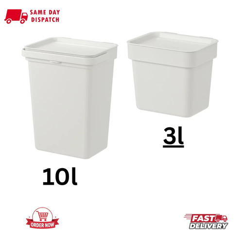Ikea hållbar bin with lid - bin,