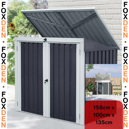Outdoor bin storage shed - outdoor,