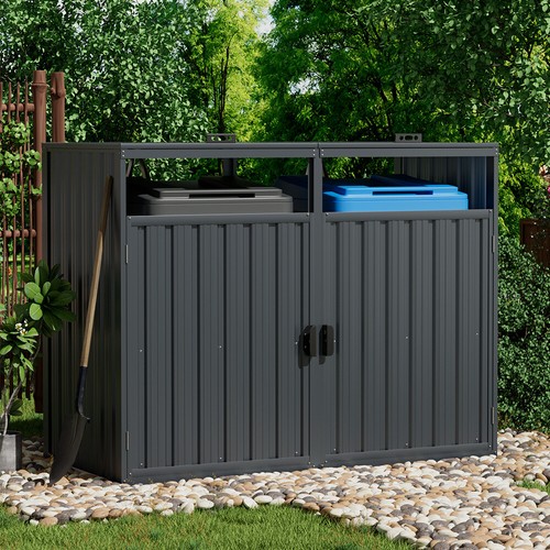 Double wheelie bin - wheelie, storage