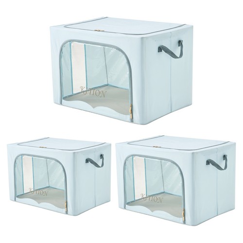 Storage box with lid fabric - box,