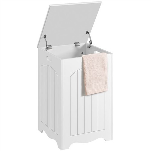 Laundry basket wooden bathroom - wooden,