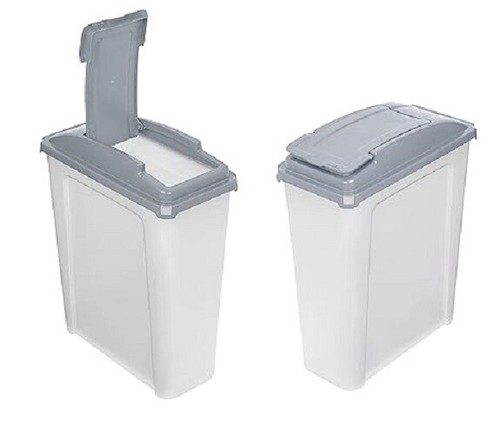 Liter plastic dry food bin - liter,